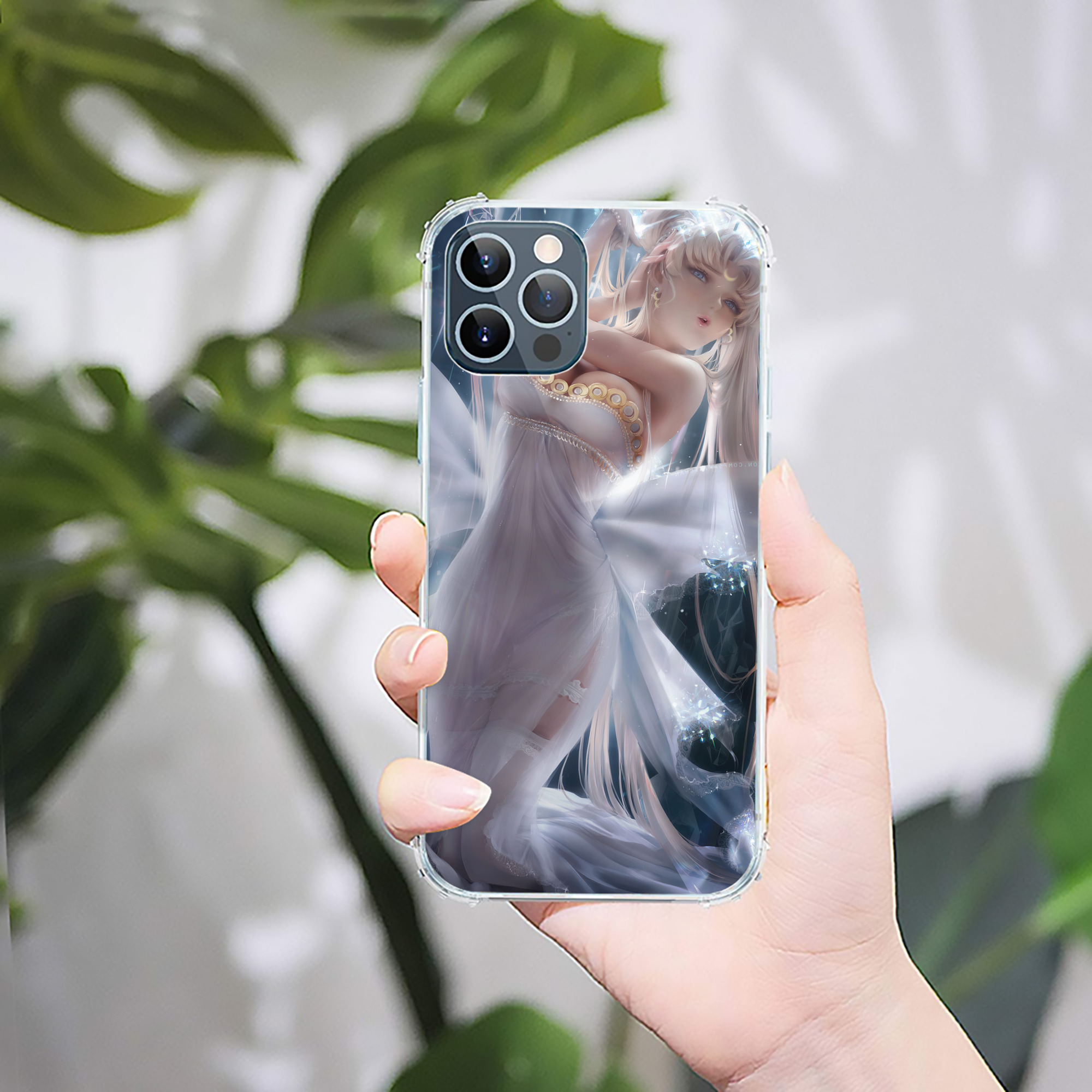 （画像用） 美少女戦士セーラームーン Sailor Moon 【iPhone 12シリーズ対応】透明スマホケース（クリアソフトケース）